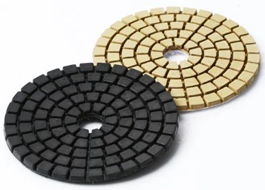 Flexible Diamond Polishing Buff — Finish buff closing out the flexible pad sequence