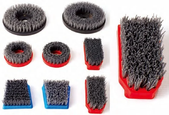 Grinding Brush — Flexible brush finishing for structured tile surfaces