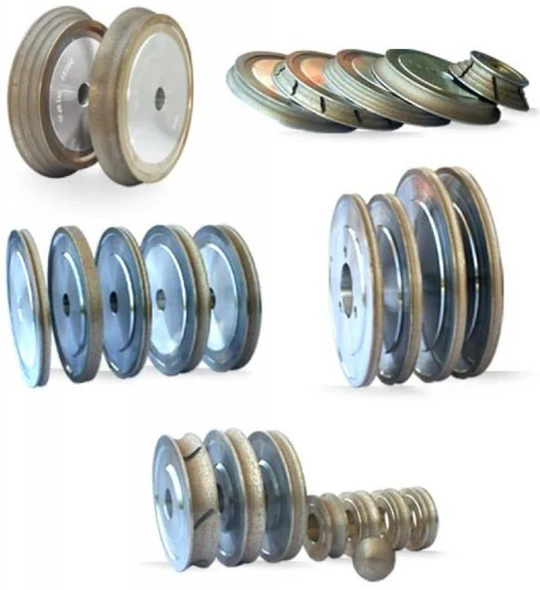 Metal Bond Diamond Wheel for Special Shape Edging Machine — Shaped edging wheels for architectural and auto glass