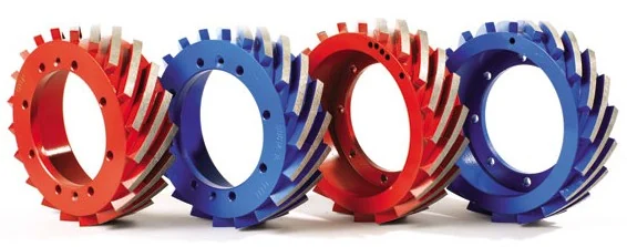 Metal Bond Peripheral Squaring Wheels — Rough squaring on glazed and porcelain tile edges