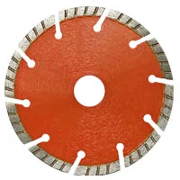 Turbo Segmented Diamond Blade — Turbo segments combining speed with edge control