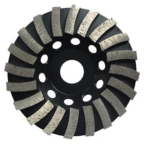 Turbo Wave Diamond Grinding Cup Wheel — Wave turbo wheel for cooler concrete grinding