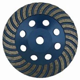 Wave Turbo Diamond Grinding Cup Wheel — Wave segments for long grinding passes