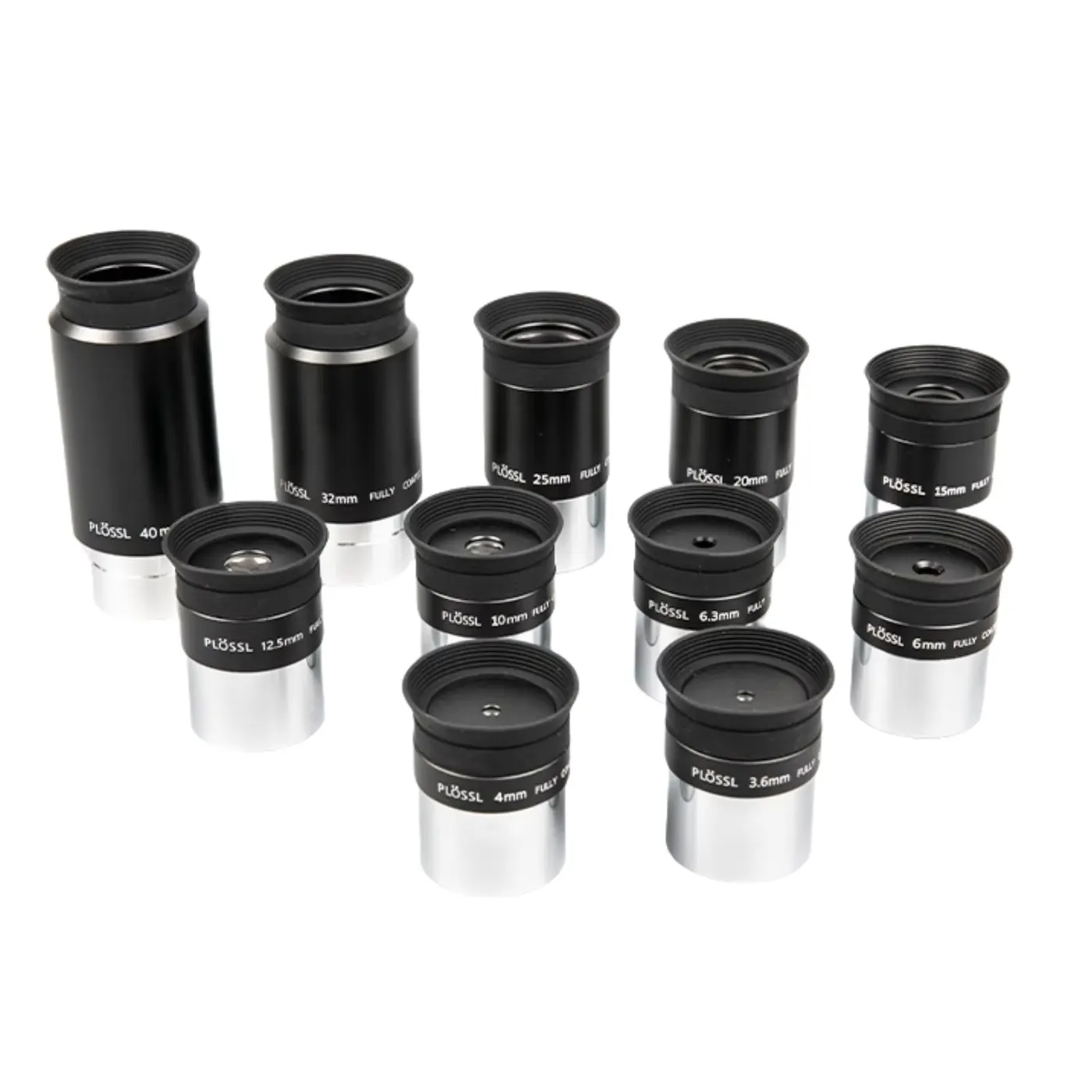 1.25″ Plossl Eyepiece 3.6mm-40mm for 1.25″ Astronomy Telescope