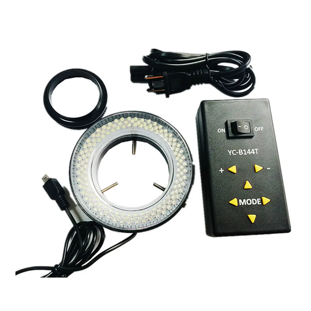144 LED Four-Zone Microscope Ring Light AM-144-64-Four