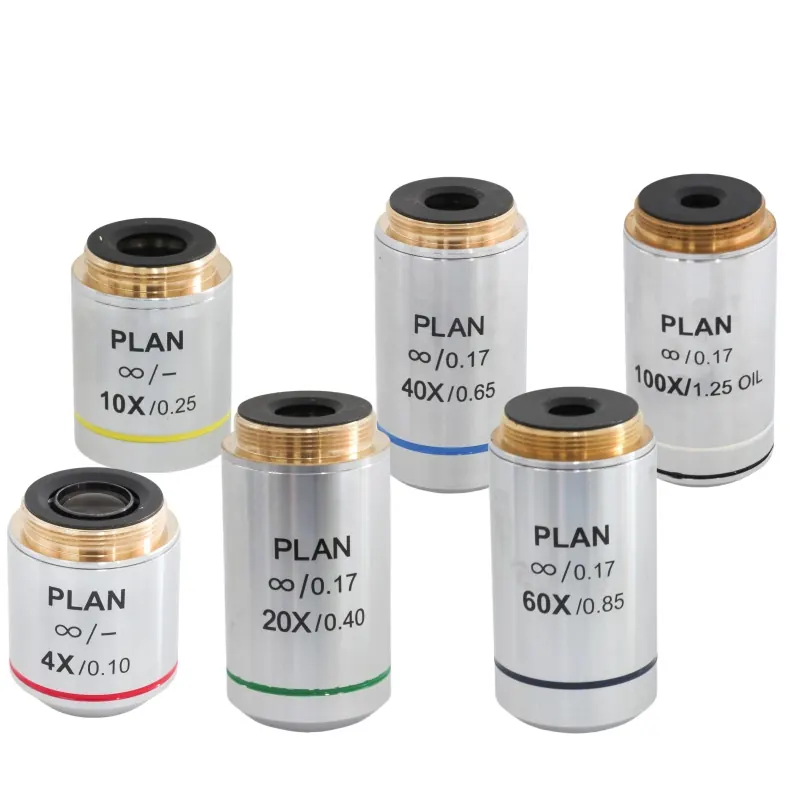 195 Plan Infinity Achromatic Objectives Compatiable for Olympus Microscopes