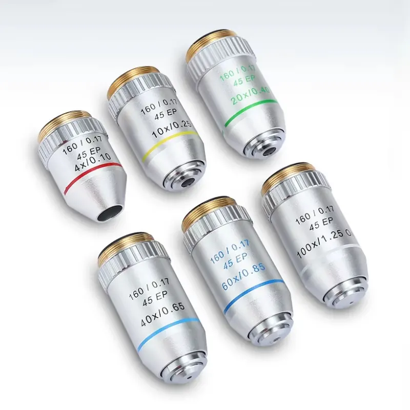 195 Semi-plan Achromatic Objective Lens for Biological Microscope