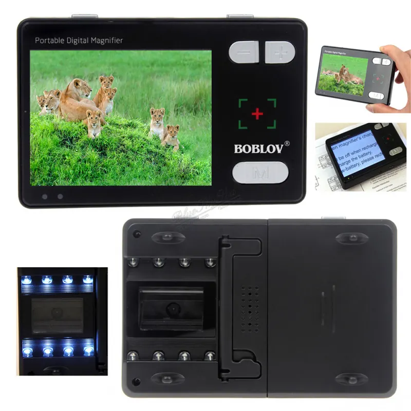 3.5” LCD Magnifiers Screen 2X-24X Reading Aid Electronic Video view 2