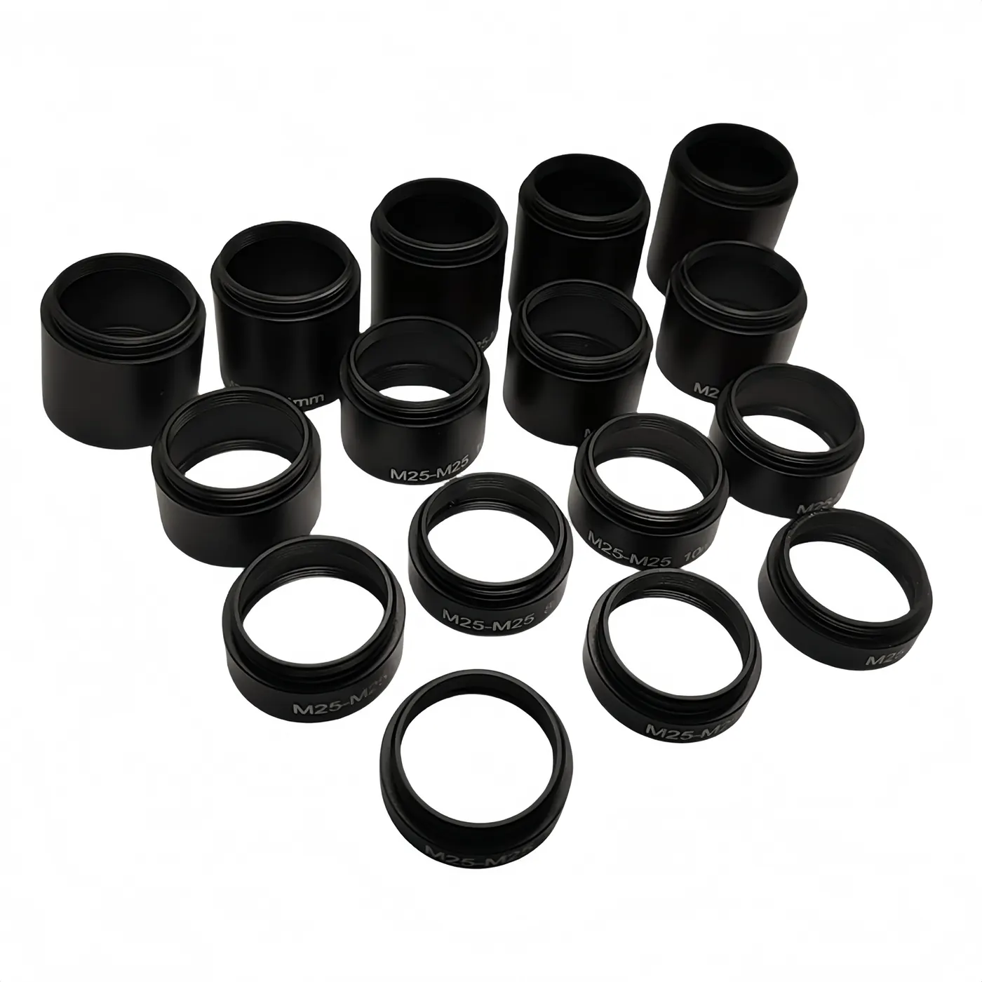 5-30mm M25 to M25 Microscope Objective Lens Extender Ring