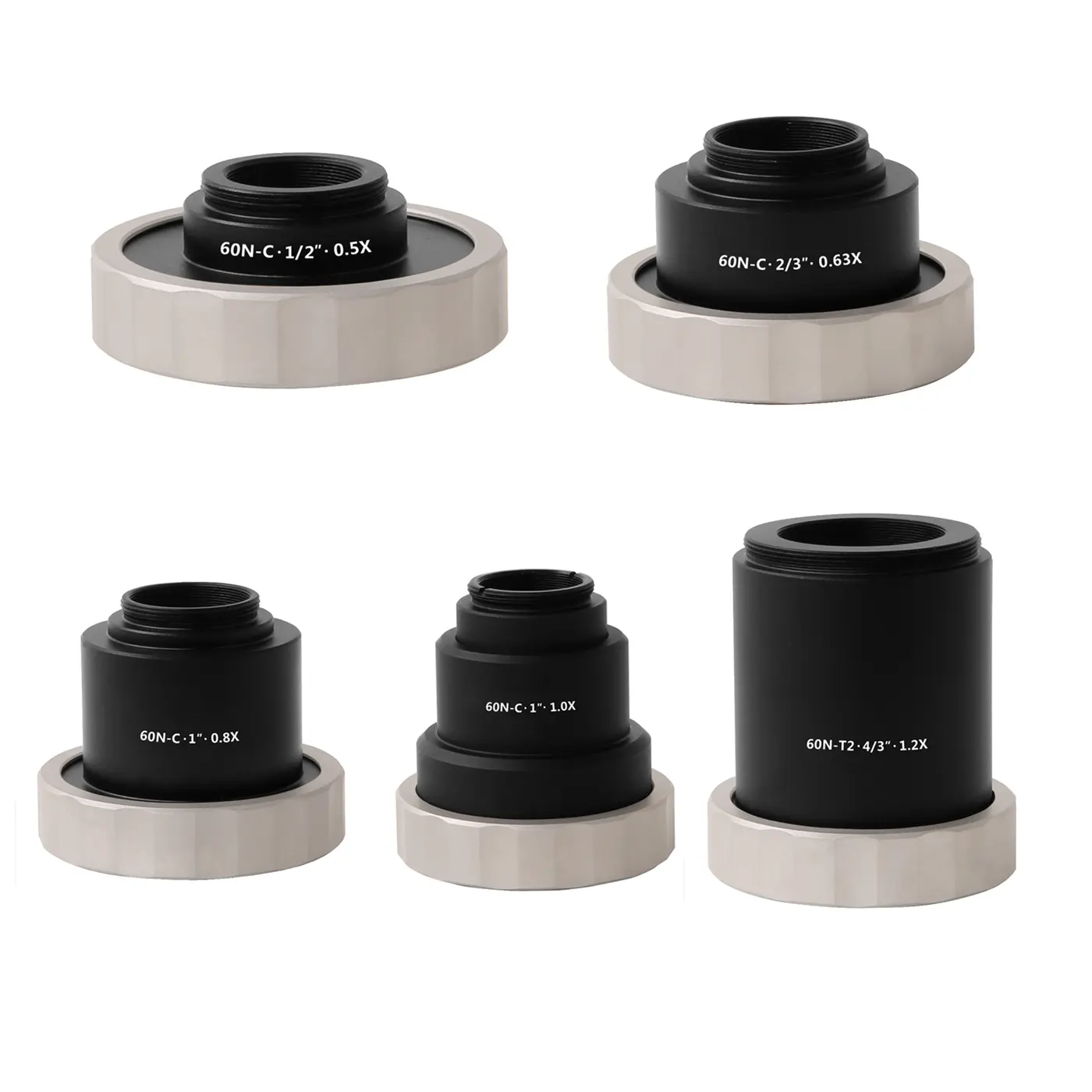 0.5X 0.63X 0.8X 1X 1.2X Adapter Compatiable for 60N Zeiss Microscope