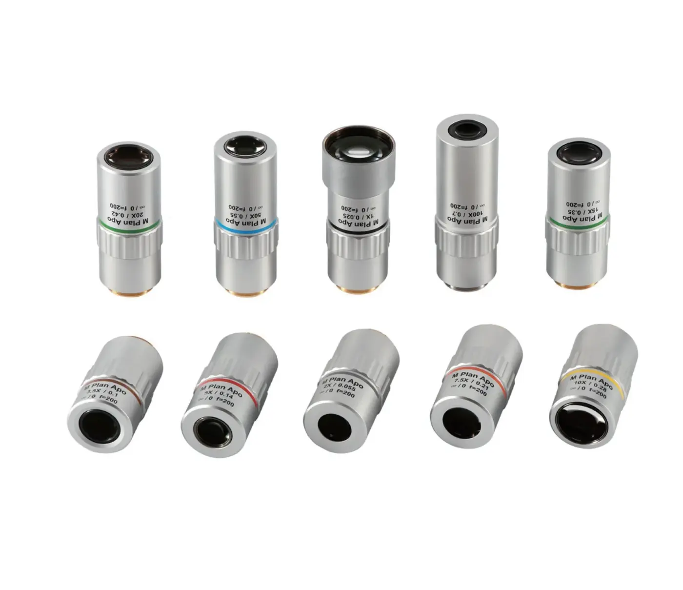 2X 5X 10X 20X 50X 100X 95mm M Plan APO Microscope Objective