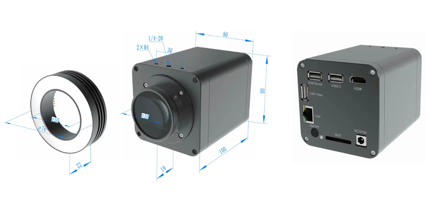 AFDM411 Zoom and Autofocus Digital Microscope view 3