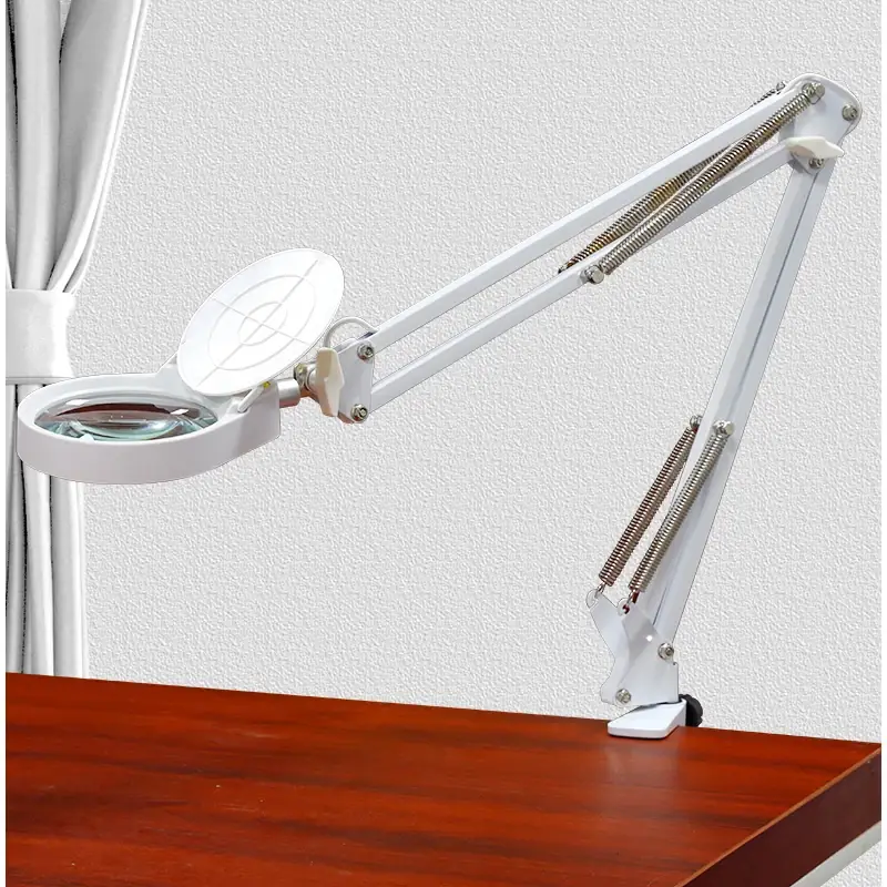AM-43A 5X , 3X/10X or 8X/15X Magnifying Glass Magnifier with LED light view 2