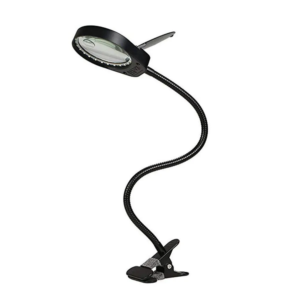 AM-5S 3X10X USB Magnifying Glass Lamp Magnifier LED Light