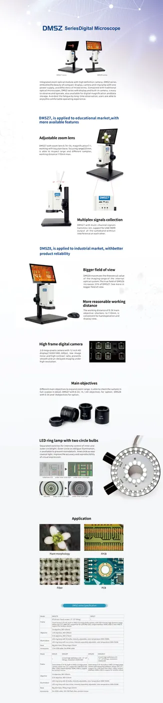 DMSZ Series Digital Inspection Microscope view 2