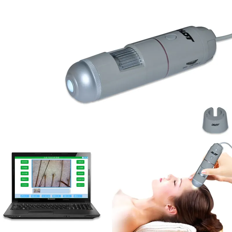 HT-B30S Wired Scalp Hair Detector Microscope USB+OTG view 3