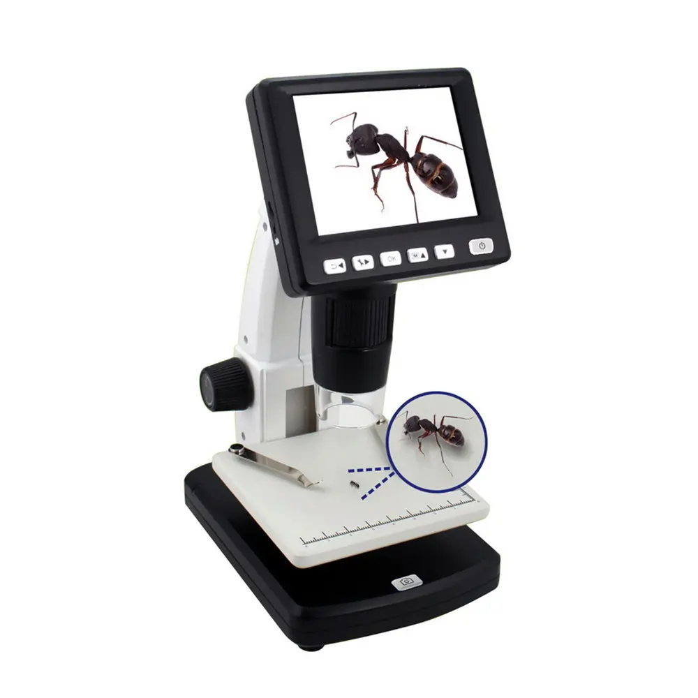 M08 5M 3.5 Inches LCD Digital Microscope for Coin Stamp Collectors