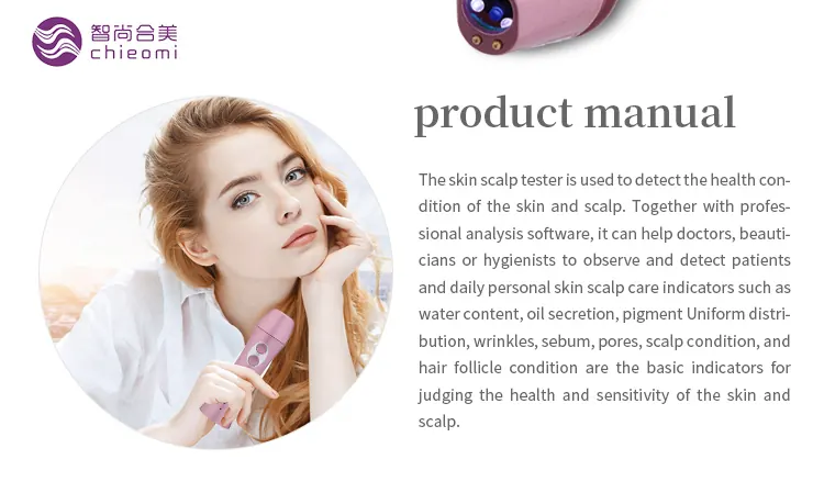 M66F Scalp Skin Detector Analyzer for IOS, Android Windows view 3
