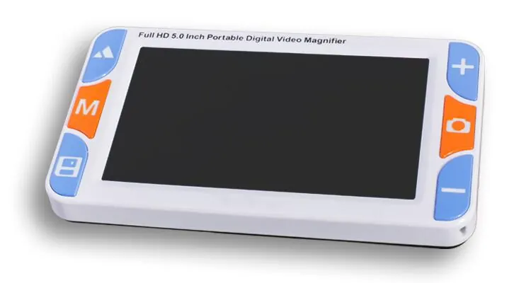 Portable 5″ 3X-48X LCD Video Digital Magnifier Reading Newspaper Aid view 2