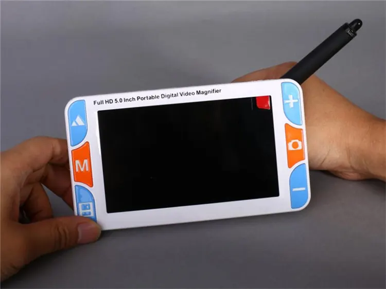 Portable 5″ 3X-48X LCD Video Digital Magnifier Reading Newspaper Aid view 3