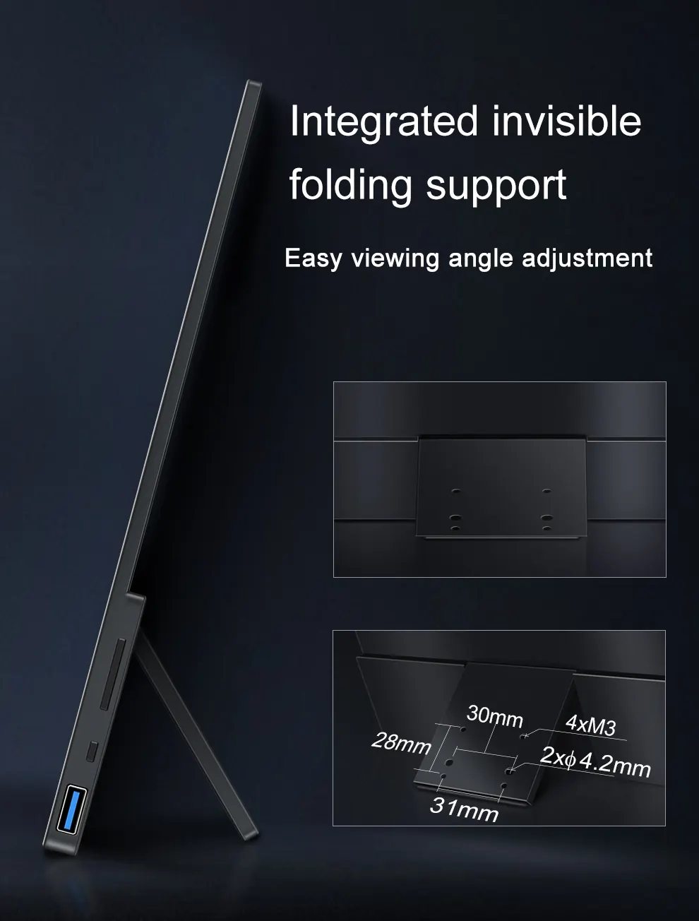 HD4K133D Touchscreen Monitor LCD Screen for Microscope view 3