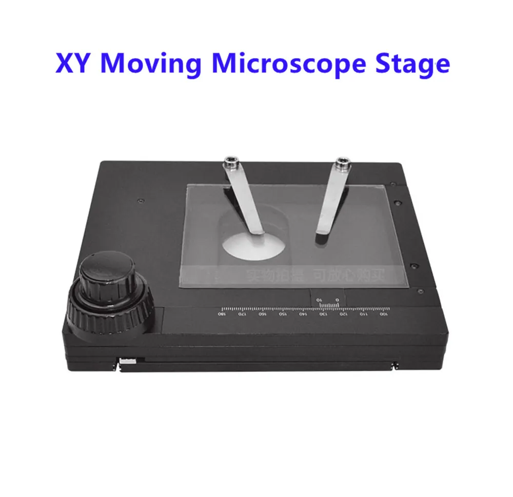 XY Moving Microscope Stage (with glass surface)