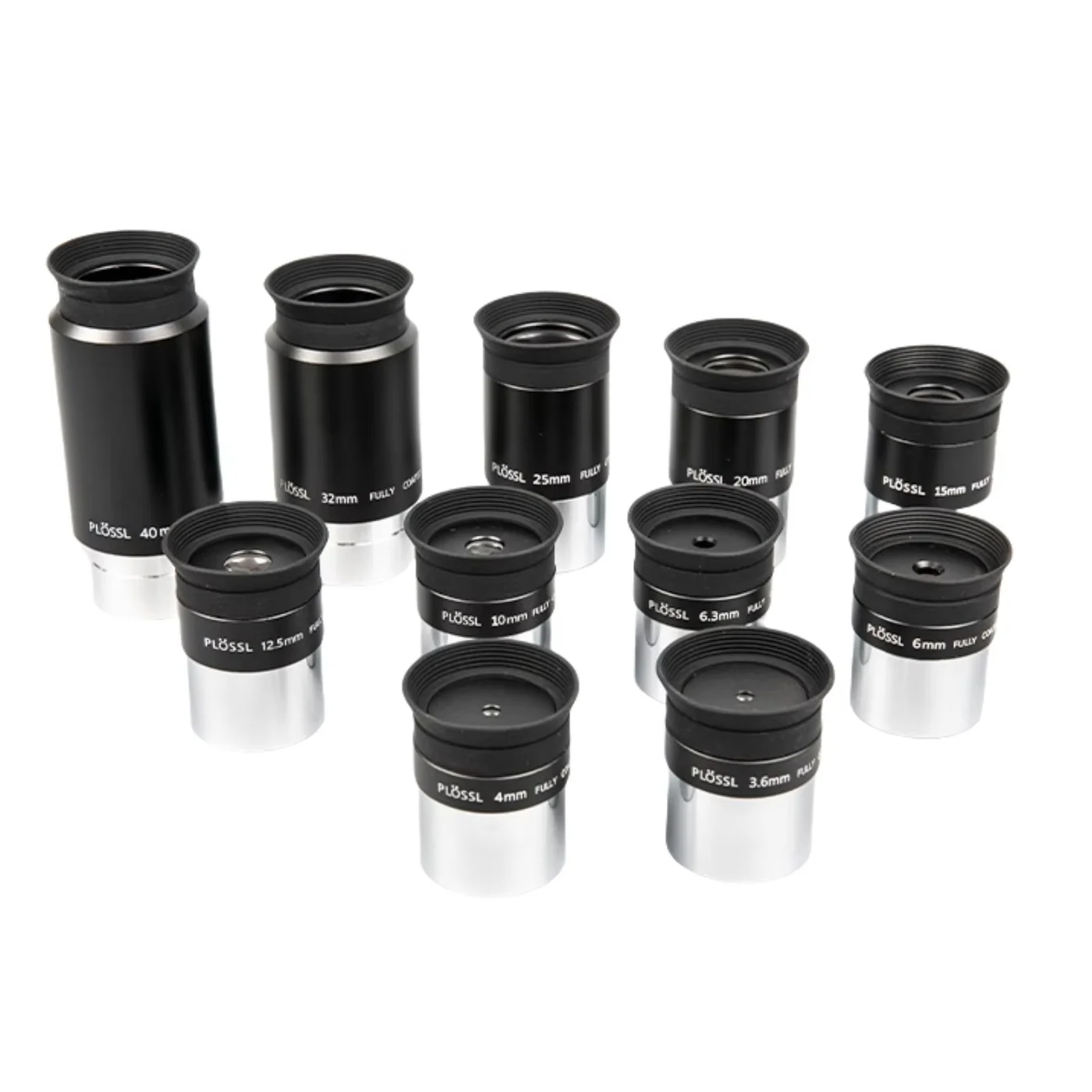 1.25" Plossl Eyepiece 3.6mm-40mm for 1.25" Astronomy Telescope