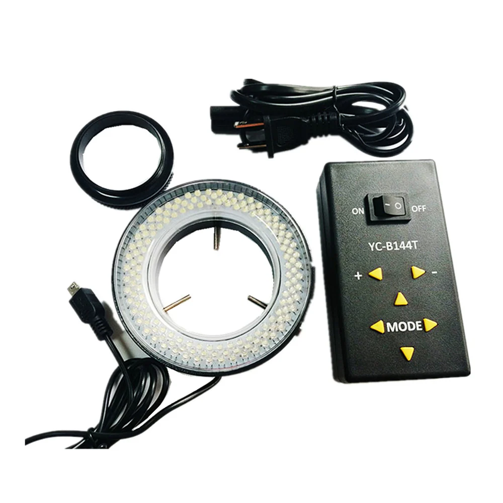 144 LED Four-Zone Microscope Ring Light AM-144-64-Four