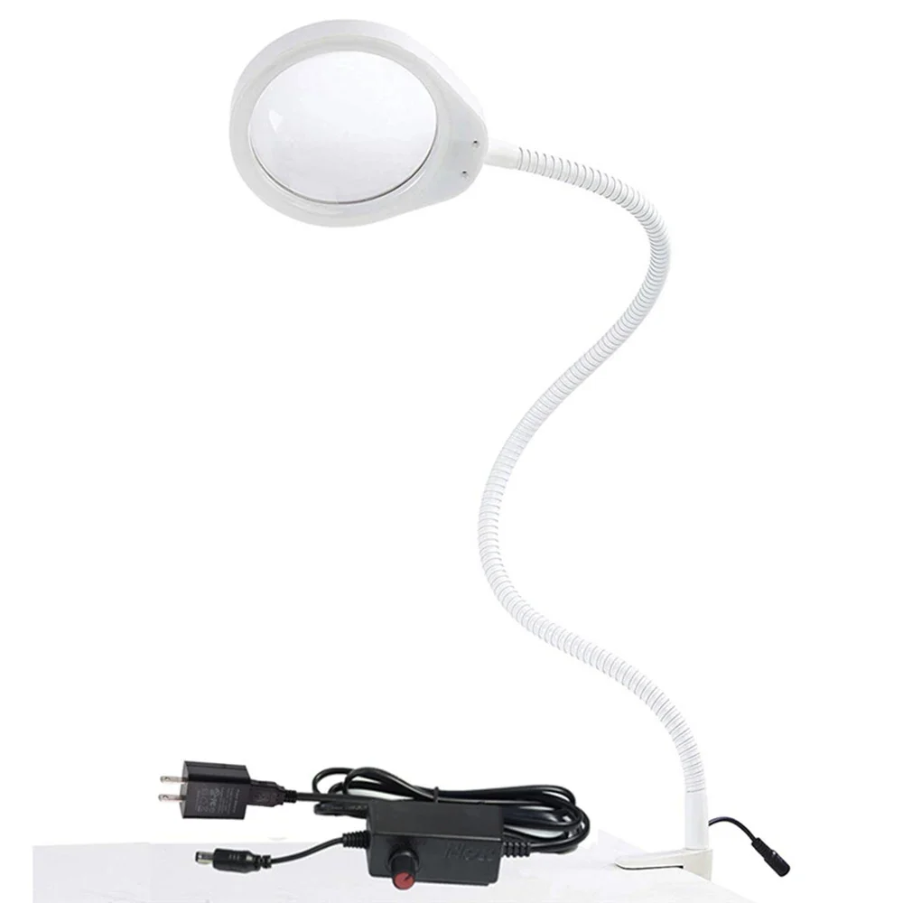 AM-32A 3X 5X 8X 10X 20X Illuminating Magnifying Glass Soldering Lamp