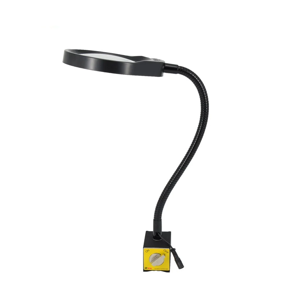 AM-32B 8X,10X,10X20X Magnifying Glass Lamp With Magnetic Base