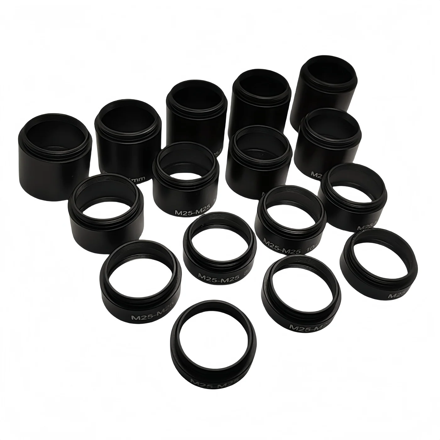 5-30mm M25 to M25 Microscope Objective Lens Extender Ring