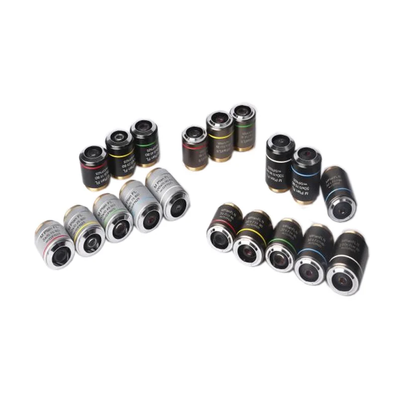 F=180 Bright/Dark Field Semiapochromat/Apochromatic Metallurgical Microscope Objective