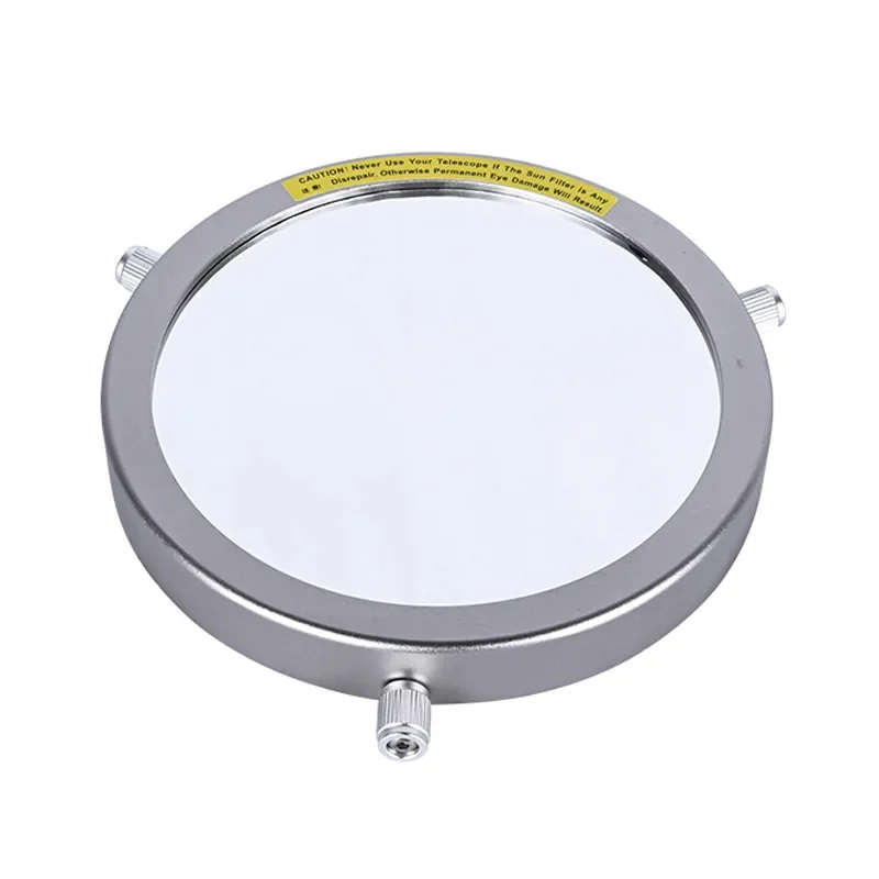 Fixed Diameter 50mm to 225mm Aluminum Alloy Solar Filter Sun Film