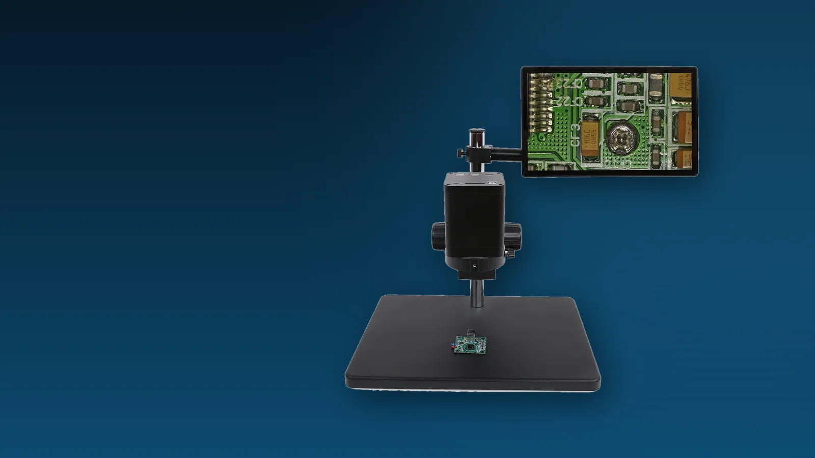 Digital microscope with integrated screen from the AMADA video digital range