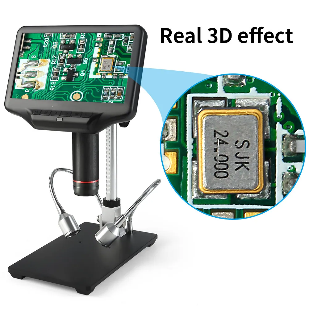 MD407 4M 270X 7" USB LCD HDMI Digital Repairing Microscope