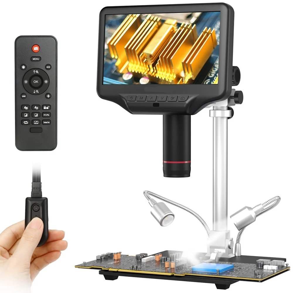 MD407Pro 4M 270X 7" USB HDMI Digital Microscope