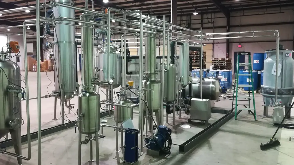 Complete winterization system installed at a customer facility