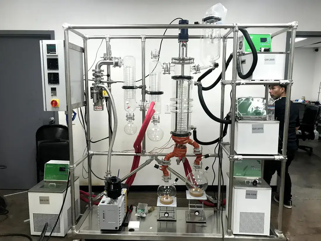 Laboratory glassware and refining equipment built by Better Industry