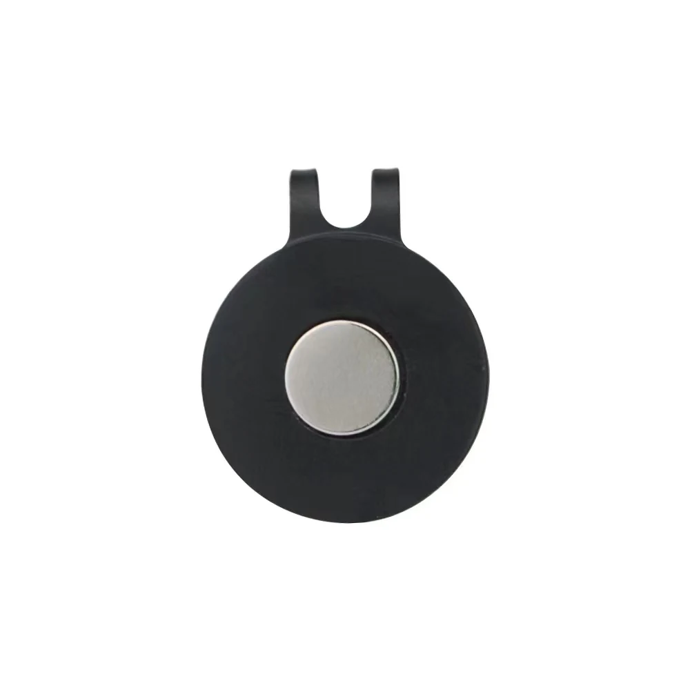 Blank black magnetic golf hat clip