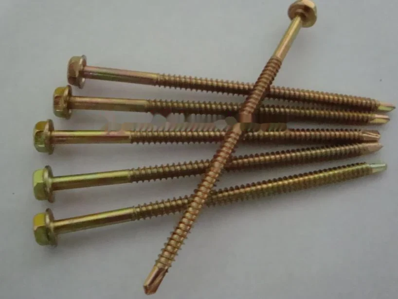 Longer Hex Washer Head Tek Screws manufactured by Beyond Fastener