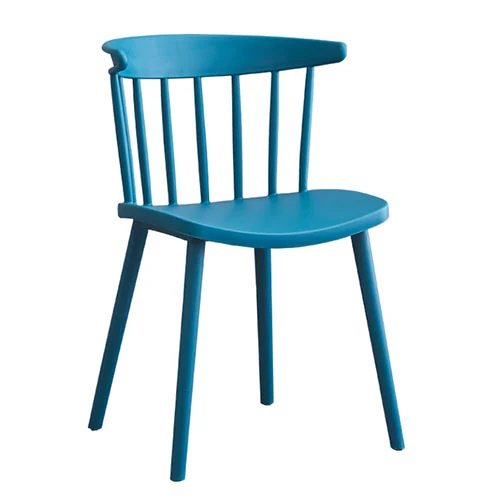 BW5084 modern plastic dining chair with a sculpted back