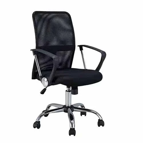 BW3026 mid back mesh chair with a squared back profile