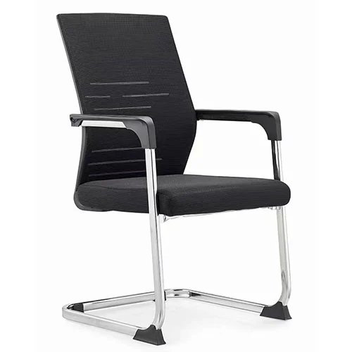 BW3027 mesh fixed chair on a cantilever steel frame