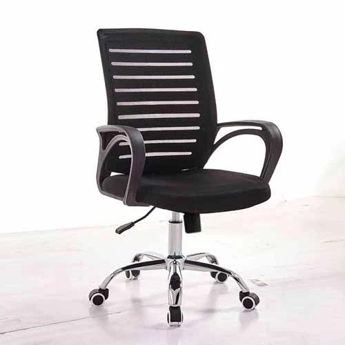 BW3044 mid back mesh chair with flip-up arm option