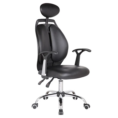 BW3512 leather ergonomic chair with neck pillow