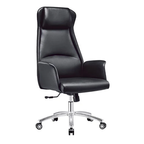 BW3522 leather ergonomic swivel chair with synchro mechanism option