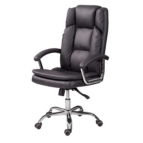 BW3538 leather ergonomic swivel chair with reinforced frame