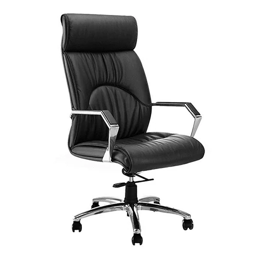BW3545 leather executive swivel chair with wide armrests
