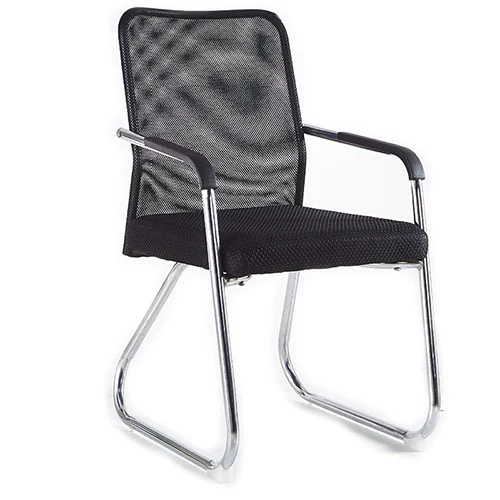 BW5007 mesh fixed chair with a sledge base