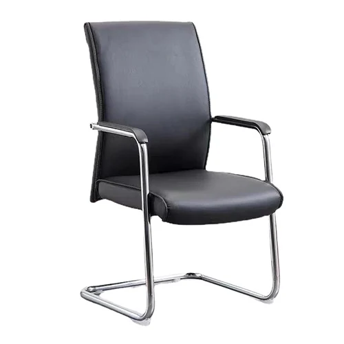 BW5208 leather fixed guest chair, pairs with BW5208A